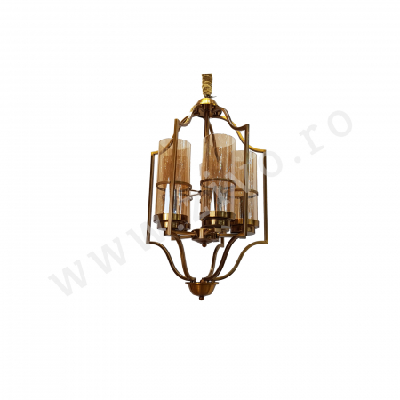 Lustre - Lustra AMBER 5xE27 BRISTOL WJ