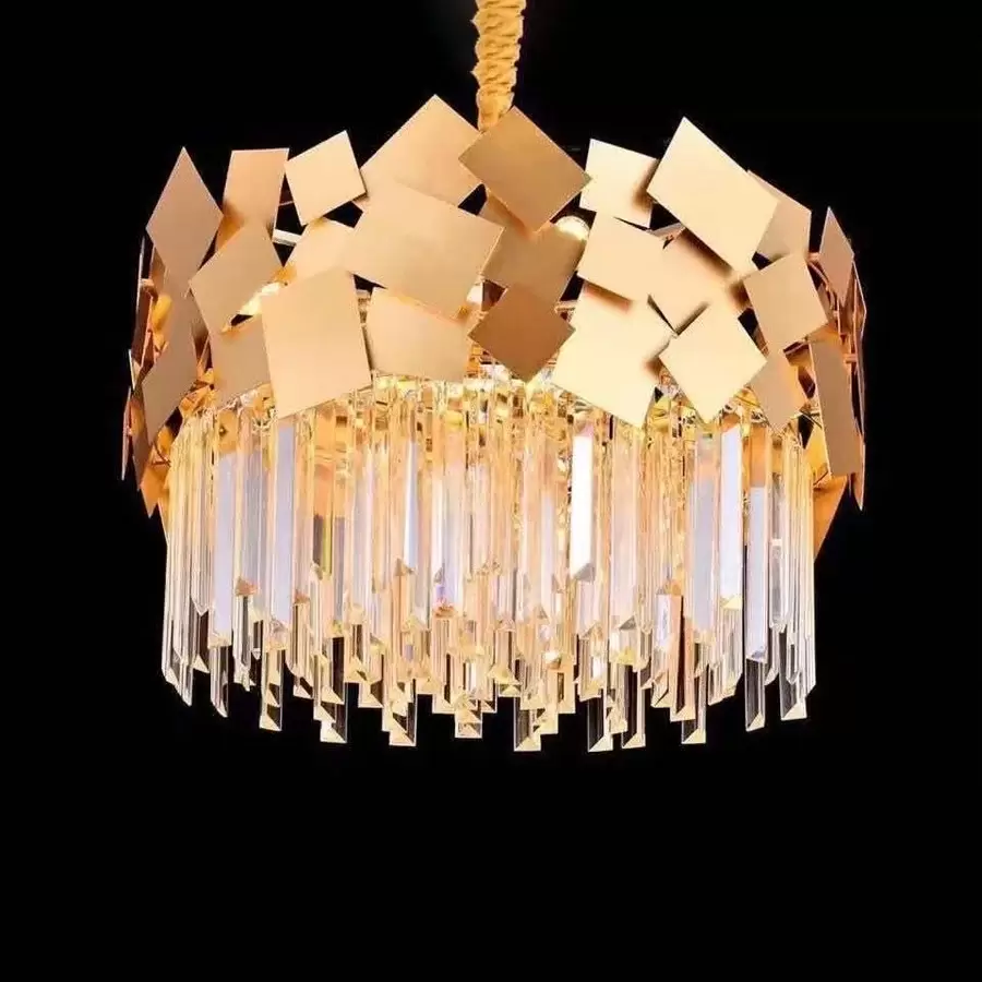 Produse Noi - Candelabru Armidale Cristal Gold 800mm