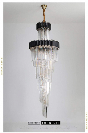 Candelabru Gladstone Kristal 600x1800mm H [1]