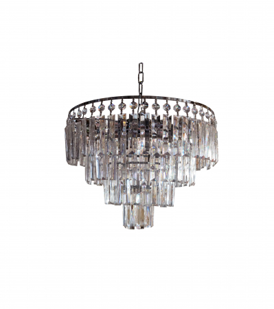 Candelabre - Candelabru Kristal Silver 600mm BACAR