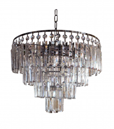Candelabru Kristal Silver 450mm BACAR [2]