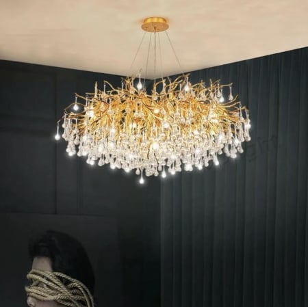 Candelabru Kristal Tears Led 600mm [2]
