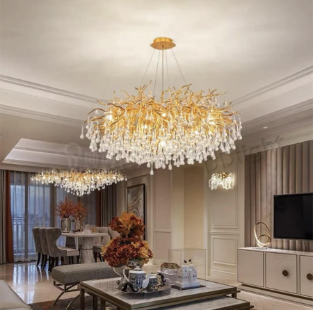 Candelabru Kristal Tears Led 600mm [1]