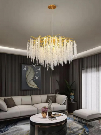 Produse Noi - Candelabru Kristal Strings Led 800mm