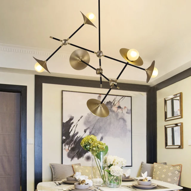 Lustre - Candelabru LED GOLD 6 YELETS