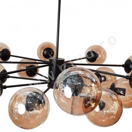 Lustra 16 Brate GLOB AMBER 16xE27 HENDERSON LX [3]