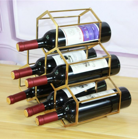Obiect Decorativ Metalic Suport Sticle Vin CORK [2]