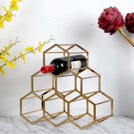 Obiect Decorativ Metalic Suport Sticle Vin CORK [3]