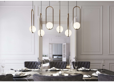 Pendul Gold Glob Sticla E27 BRAVI TUY [2]