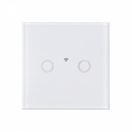 Intrerupator touch dublu WI-FI, alb [1]