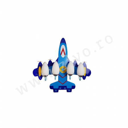Camera Copilului - Aplica LED Plane BLUE KIDOO