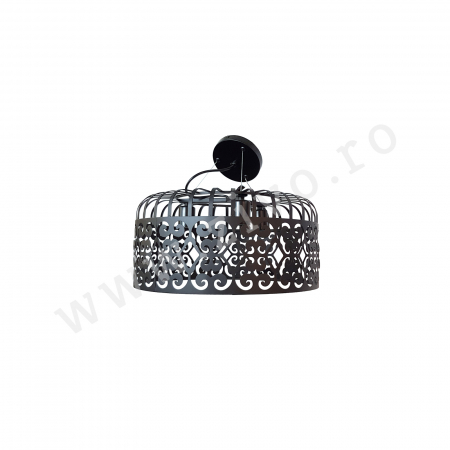 Lustre - Lustra 3 Brate E27 Abajur Alb KOLM