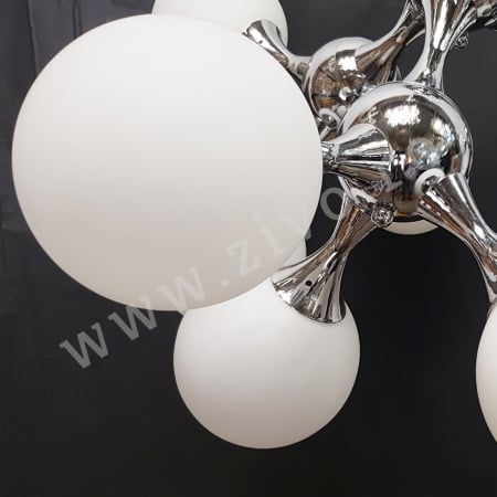 Lustra 20 Brate-Glob ALB 20xE27 LENZO LOBBY [3]