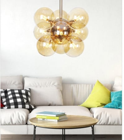 Lustra 12xE14 GAETA GOLD [1]