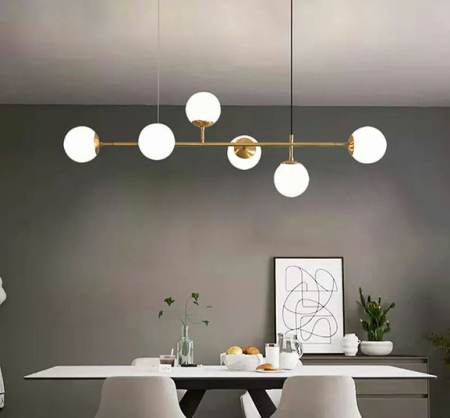 Lustra 6 brate ARIA Gold Globe [0]