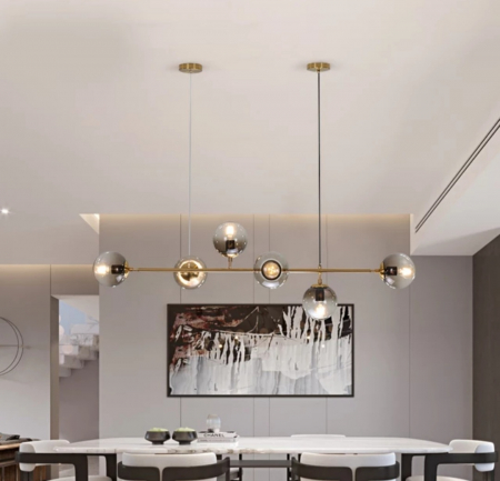 Lustra 6xE27 LINDLEY Gold [1]