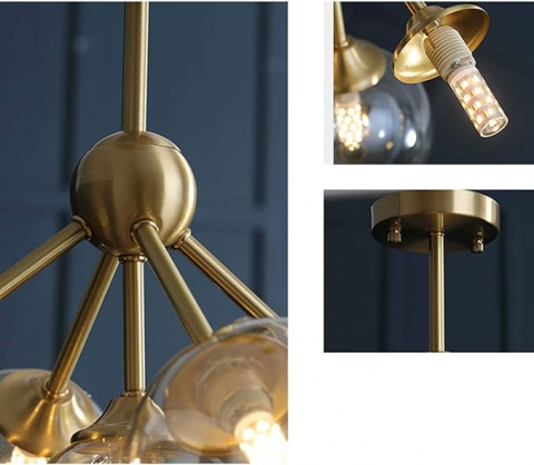 Lustra EVRON 7 GOLD GLOBES [2]