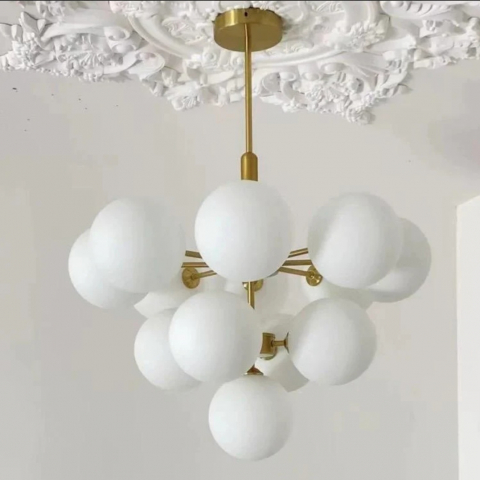 Produse Noi - Lustra EVRON 13 GOLD GLOBES