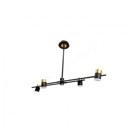 Lustra LED 4 Spoturi Reglabile Lumina 180 grade KRUF [3]