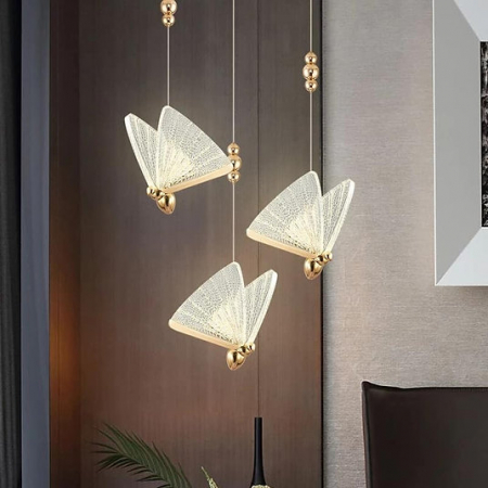 Produse Noi - Lustra LED 3 SAN BIASE GOLD