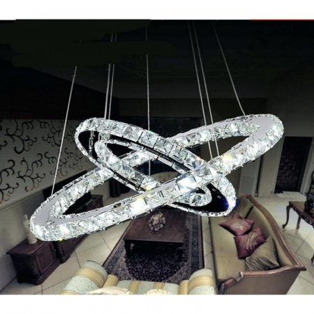 Lustra LED 36W Cristal 2 Segmente [1]