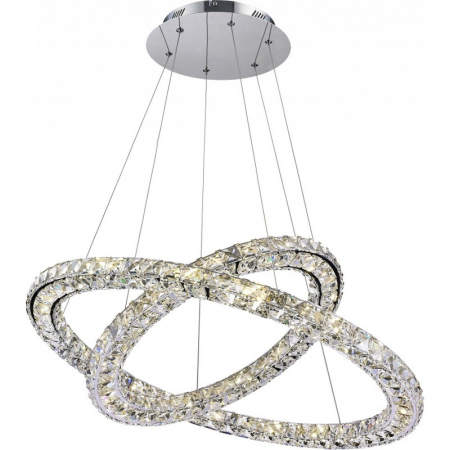 Candelabre - Lustra LED 36W Cristal 2 Segmente