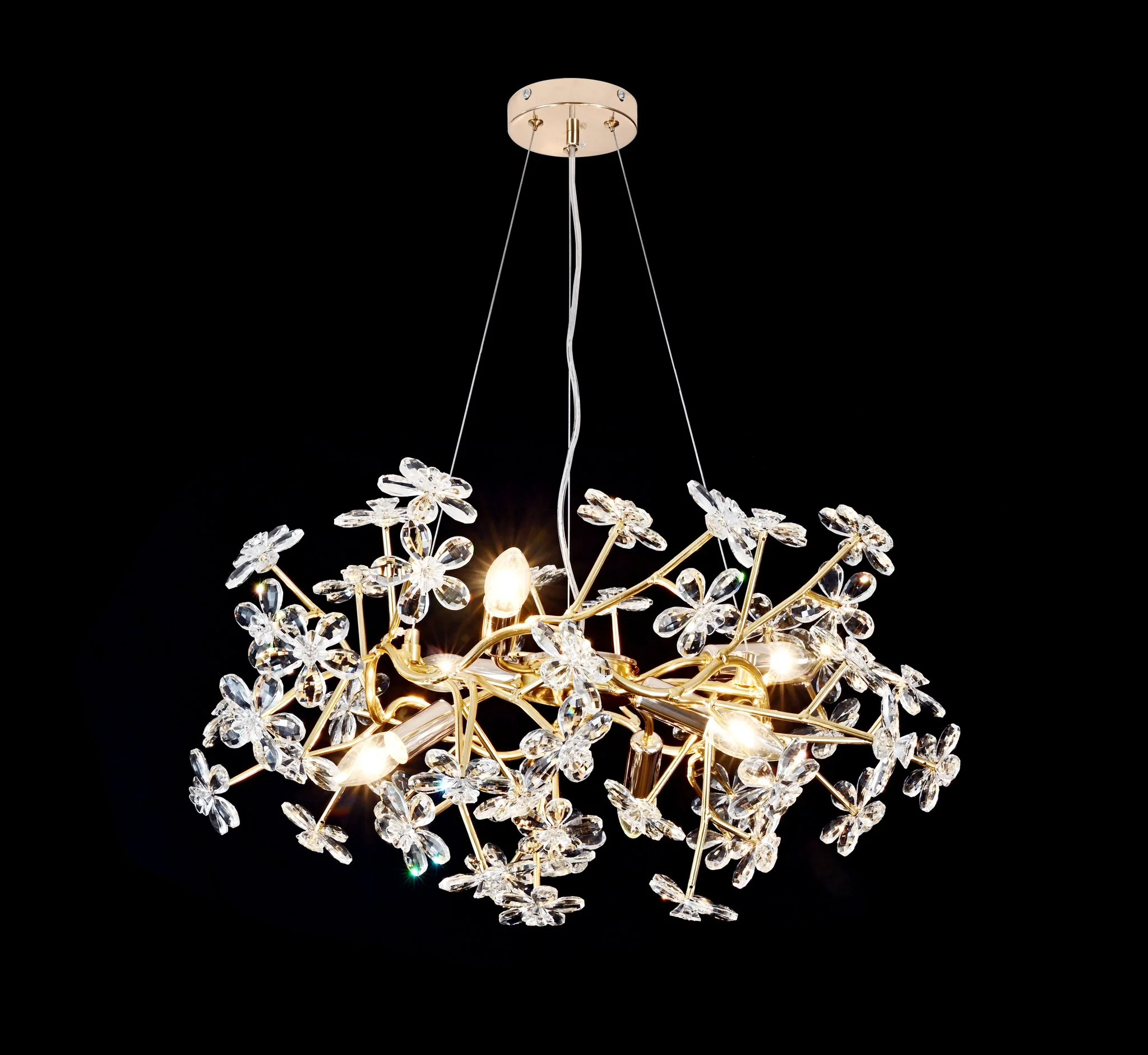 Produse Noi - Lustra LED 800MM Ourense Gold