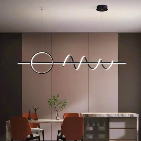 Produse Noi - LUSTRA LED BLACK Dubbo 60w