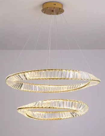 Lustra Led Glod 128W 400mm + 600mm Portree [2]