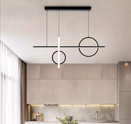 Lustre LED - Lustra LED ORTE Black