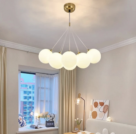 Lustre - Lustra THEBES 7 GOLD GLOBES