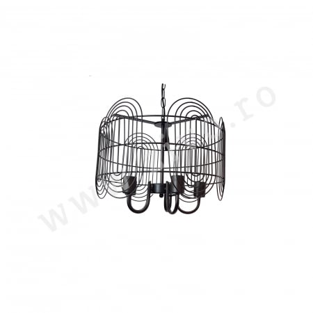 Candelabru 5 Brate Negru 5xE27 MELNS [1]