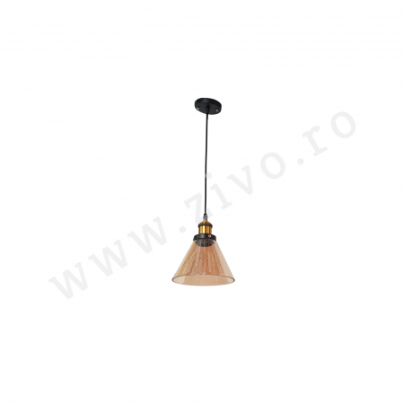 Produse Noi - MEREVAIK Pendul Sticla AMBER E27
