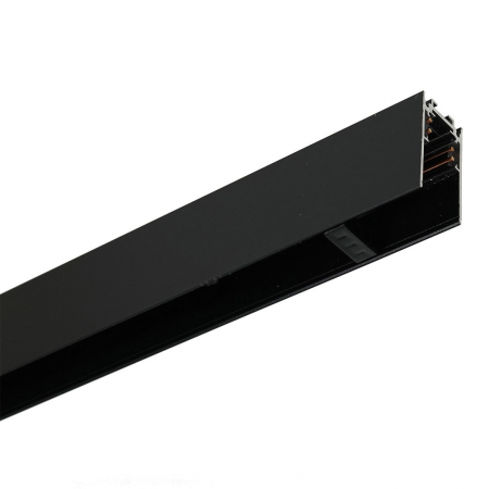 Proiectoare LED Studio Magazin - Șină magnetica fără conexiune electrică MAGNETIC TRACK 2 m neagră
