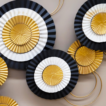 Decoratiune Metalica de Perete ABSTRACT FLEURS [1]