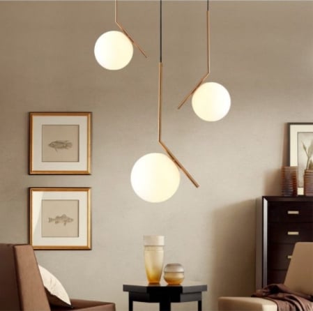 Pendul Gold Glob Sticla E27 BRAVI SIDE [2]