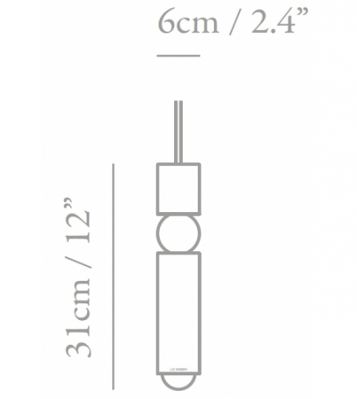 Pendul LED WELDS - GRAY [1]