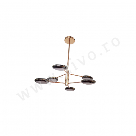 Lustre LED - Lustra LED 6 Brate Ajustabile PLAZZA H