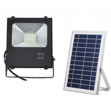 Proiectoare LED - Proiector LED 20W cu Panou Solar