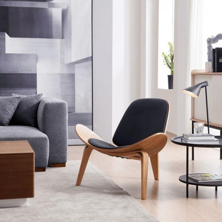 Fotoliu Black WOOD QWILL [0]