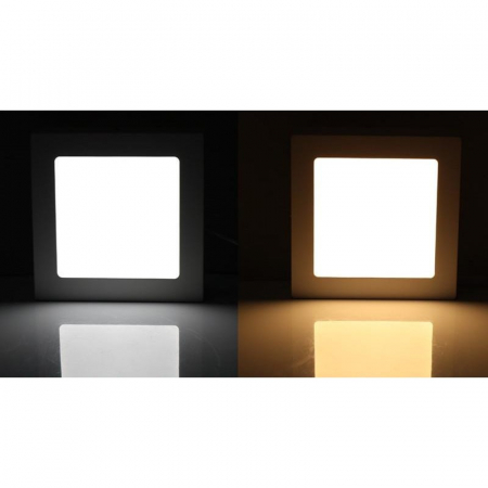 Spot LED 18W Patrat Alb Aplicat [2]