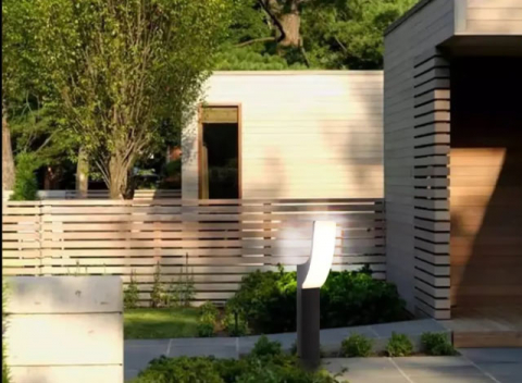 Corpuri de Iluminat Exterior - Stalp Gradina iluminat Exterior BERGEN,20W 3000k GRI