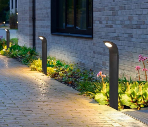 Stalp Gradina iluminat Exterior BERGEN,IP65 7W, 3000K Lumina Calda [2]