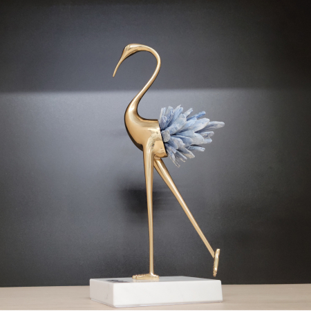 Obiect Decorativ Metalic  TUAM BLUE CHRISTAL [0]