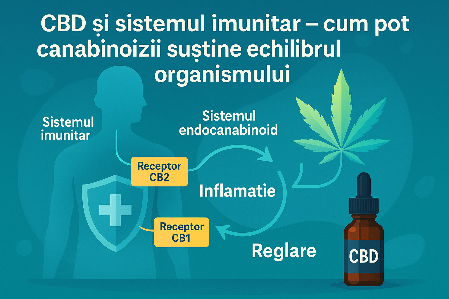 CBD și sistemul imunitar – cum pot canabinoizii susține echilibrul organismului