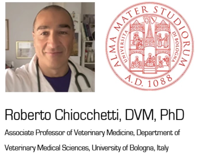 Profesorul dr. Roberto Chiocchetti DVM studii ulei CBD caini si pisici