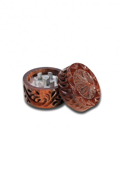Grinder RoseWood 'Leaf', 2 Parti, Ø38mm [2]