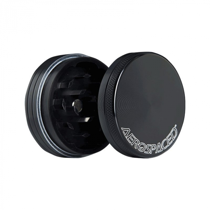 Grinder metalic Aerospaced by Higher Standards, Negru, 2 parti, Ø50mm [2]