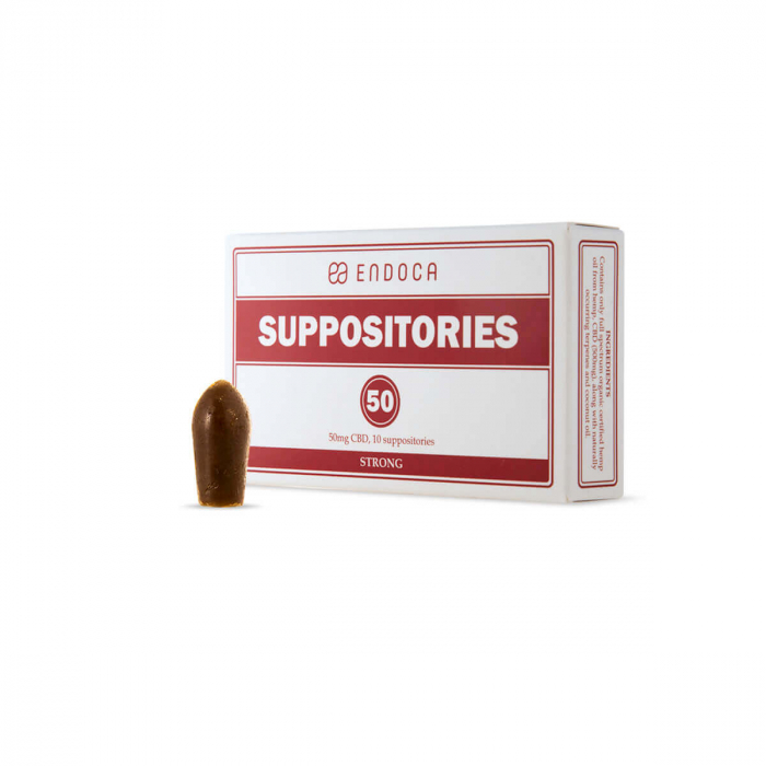 Supozitoare CBD, 500mg, Endoca, 10 buc [2]