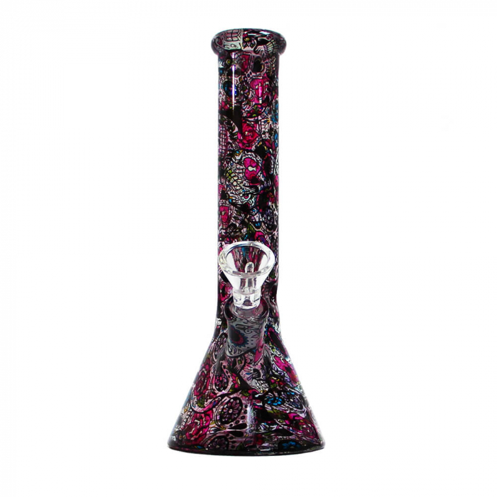 Bong sticla, Black Sheep, Mexican Flowers, 26cm [3]